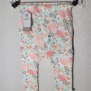 Honest Baby 24 Months Pink Organic Cotton 3 Pack Pants NWT